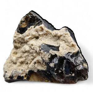 Rootbeer Carmel Swirl‎ Art Glass Cullet Opaque Slag Glass #4XL32